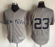 New York Yankees #23 Don Mattingly Grey Flexbase Collection Stitched MLB Jersey