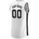 Men's San Antonio Spurs Fanatics White Fast Break Custom Replica Jersey - Association Edition