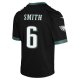 Youth Philadelphia Eagles DeVonta Smith Nike Black Game Jersey