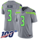 Seattle Seahawks #3 Russell Wilson Gray Men's Stitched NFL Limited Inverted Legend 100th Season Jersey