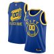 Men's Golden State Warriors Nike Blue 2020/21 Hardwood Classics Swingman Custom Jersey