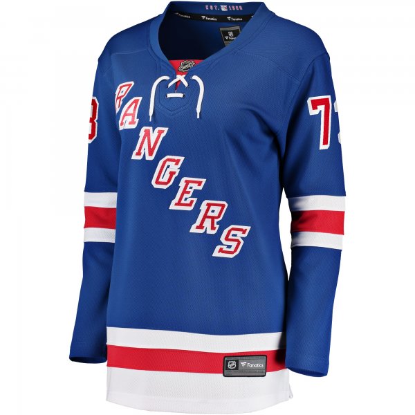 Women's New York Rangers Matt Rempe Fanatics Blue Home Breakaway Jersey