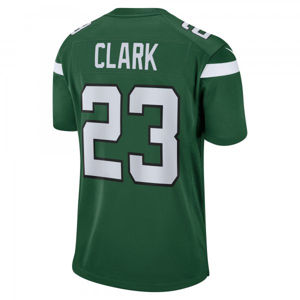 Men's New York Jets Chuck Clark Nike Gotham Green Team Game Jersey