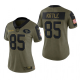 Women's San Francisco 49ers George Kittle Olive 2021 Salute To Service Limited NFL Jersey