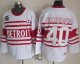 Detroit Red Wings #40 Henrik Zetterberg White 75TH CCM Stitched NHL Jersey