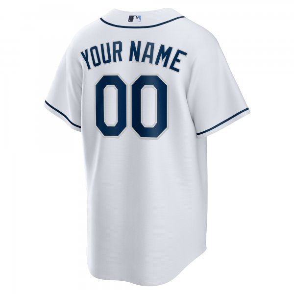 Men's Tampa Bay Rays Nike White Home Replica Custom Jersey