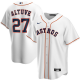 Men's Nike Houston Astros #27 Jose Altuve White Home 2020 MLB Jersey