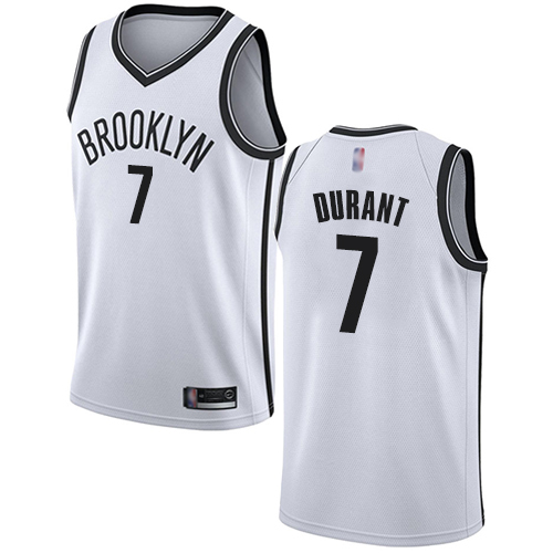 Brooklyn Nets #7 Kevin Durant White NBA Swingman Association Edition Jersey