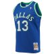 Men's Dallas Mavericks Steve Nash Mitchell & Ness Blue 1998/99 Hardwood Classics Swingman Jersey