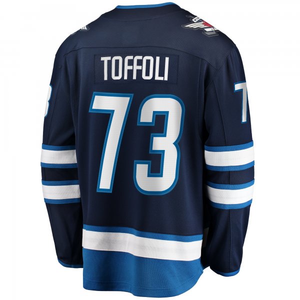 Women's Winnipeg Jets Tyler Toffoli Fanatics Blue Home Breakaway Player Jersey