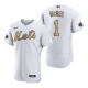 Men's New York Mets #1 Jeff McNeil White 2022 MLB All-Star Game Flex Base Jersey