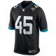 Men's Jacksonville Jaguars K'Lavon Chaisson Nike Black Game Jersey