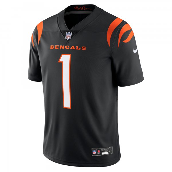 Men's Cincinnati Bengals Ja'Marr Chase Nike Black  Vapor Untouchable Limited Jersey