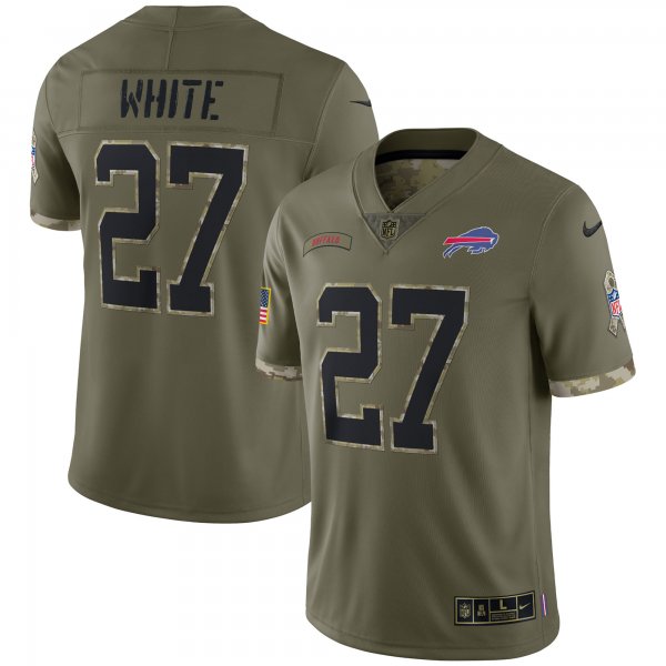 Men's Buffalo Bills Nike Olive 2022 Salute To Service Limited Jersey