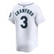 Men's Seattle Mariners J.P. Crawford Nike White Home Limited Player Jersey