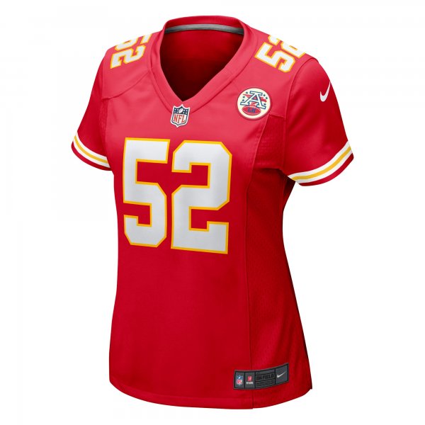 Women's Kansas City Chiefs Creed Humphrey Nike Red Game Jersey