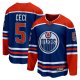 Men's Edmonton Oilers Cody Ceci Fanatics Royal Home Breakaway Player Jersey