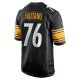 Men's Pittsburgh Steelers Troy Fautanu Nike Black 2024 NFL Draft First Round Pick Player Game Jersey