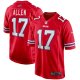 Men's Buffalo Bills Josh Allen Nike Red Alternate Game Player Jersey