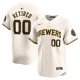 Men's Milwaukee Brewers Nike Cream Home Limited Pick-A-Player Retired Roster Jersey