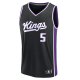 Men's Sacramento Kings De'Aaron Fox Fanatics Black Fast Break Replica Player Jersey - Icon Edition