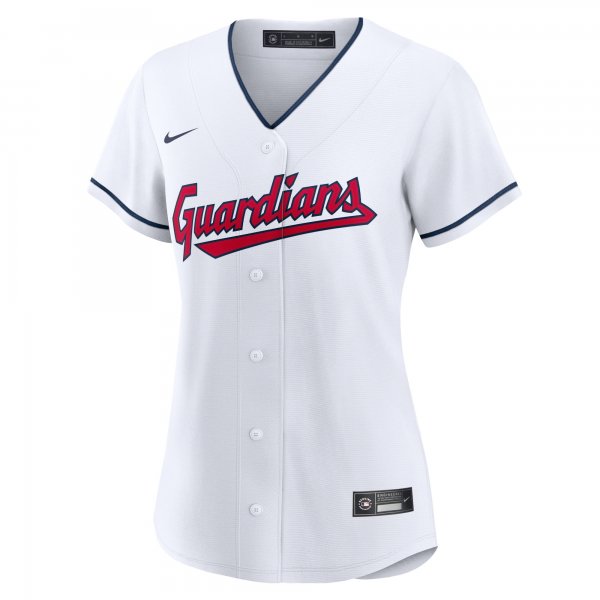 Women's Cleveland Guardians Nike White Home Replica Team Jersey