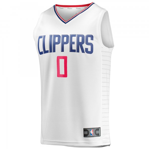 Men's LA Clippers Russell Westbrook Fanatics White Fast Break Player Jersey - Association Edition