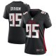 Women's Atlanta Falcons Ta'Quon Graham Nike Black Game Jersey