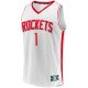 Men's Houston Rockets Amen Thompson Fanatics White Fast Break Replica Player Jersey - Association Edition