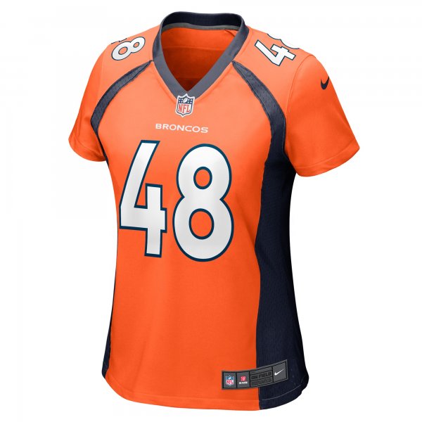 Women's Denver Broncos Mitchell Fraboni Nike  Orange Team Game Jersey