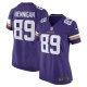 Women's Minnesota Vikings Thomas Hennigan Nike Purple Game Player Jersey