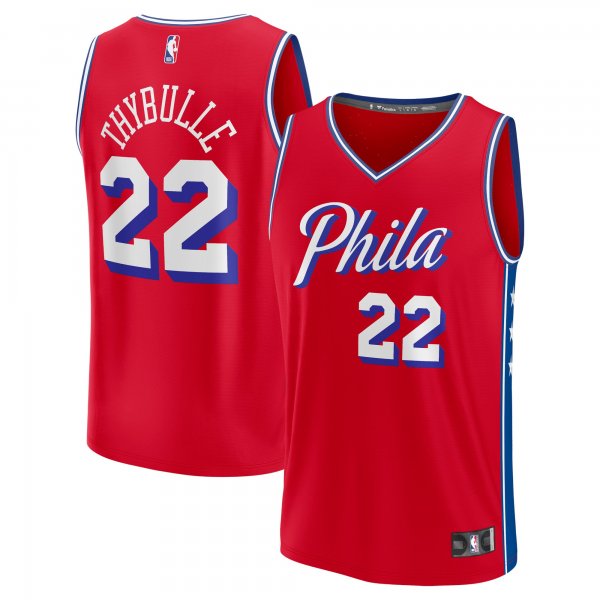 Men's Philadelphia 76ers Matisse Thybulle Fanatics Red Fast Break Replica Player Jersey - Statement Edition