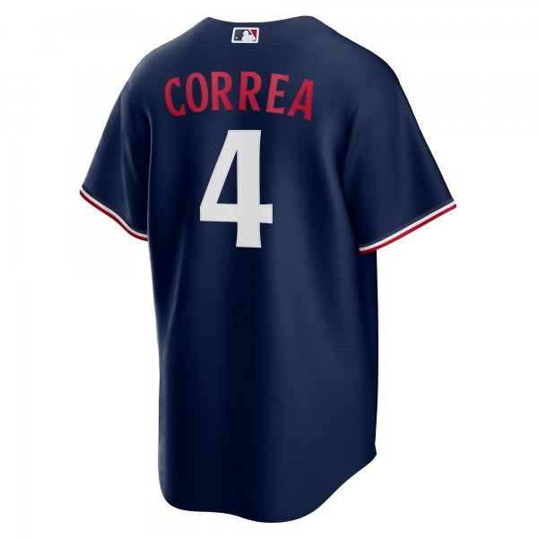 Men's Minnesota Twins Carlos Correa Nike Navy Alternate Replica Player Jersey