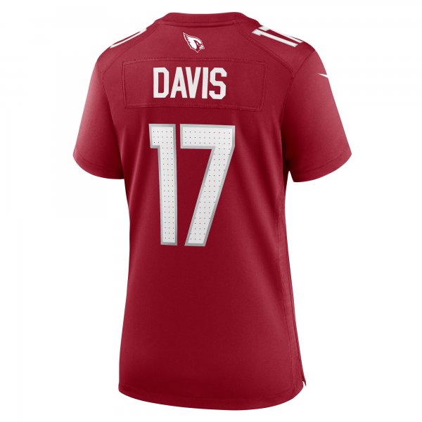 Women's Arizona Cardinals Kaden Davis Nike  Cardinal Team Game Jersey