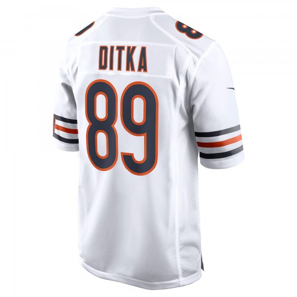 Men's Chicago Bears Mike Ditka Nike White Retired Player Game Jersey