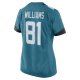 Women's Jacksonville Jaguars Seth Williams Nike Teal Game Player Jersey