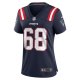 Women's New England Patriots Atonio Mafi Nike  Navy Team Game Jersey