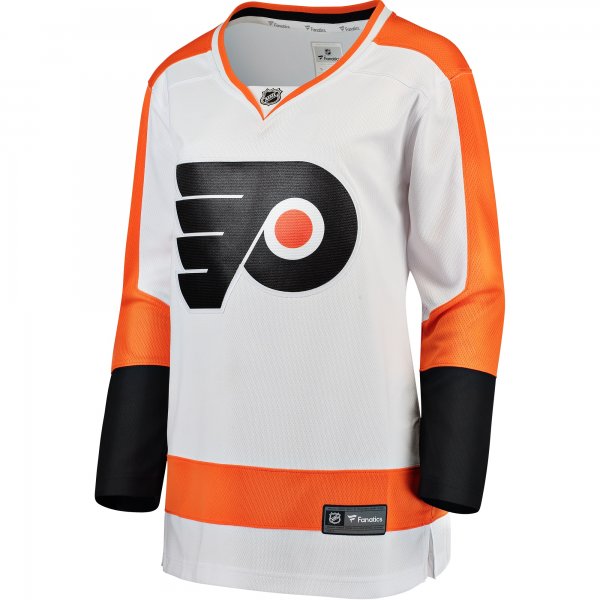 Women's Philadelphia Flyers Fanatics White Away Breakaway Custom Jersey