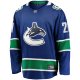 Men's Vancouver Canucks Nils Hoglander Fanatics Blue Home Premier Breakaway Player Jersey