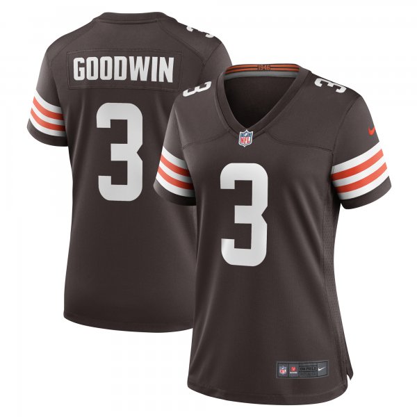 Women's Cleveland Browns Marquise Goodwin Nike  Brown Team Game Jersey