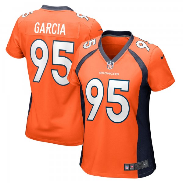 Women's Denver Broncos Elijah Garcia Nike  Orange Team Game Jersey