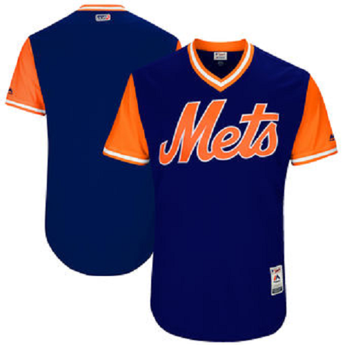 Men's New York Mets Majestic Royal 2017 Players Weekend Team Jersey