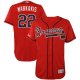 Atlanta Braves #22 Nick Markakis Red Flexbase Collection Stitched MLB Jersey