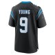 Men's Carolina Panthers Bryce Young Nike Black Team Game Jersey