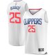 Men's LA Clippers Moussa DiabatÃÂ© Fanatics White Fast Break Player Jersey - Association Edition