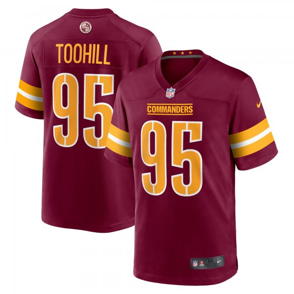 Men's Washington Commanders Casey Toohill Nike  Burgundy  Game Jersey