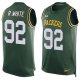 Nike Green Bay Packers #92 Reggie White Green Team Color Men's Stitched NFL Limited Tank Top Jersey