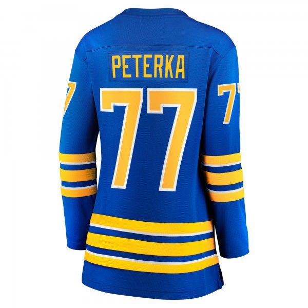 Women's Buffalo Sabres JJ Peterka Fanatics Royal Home Breakaway Player Jersey