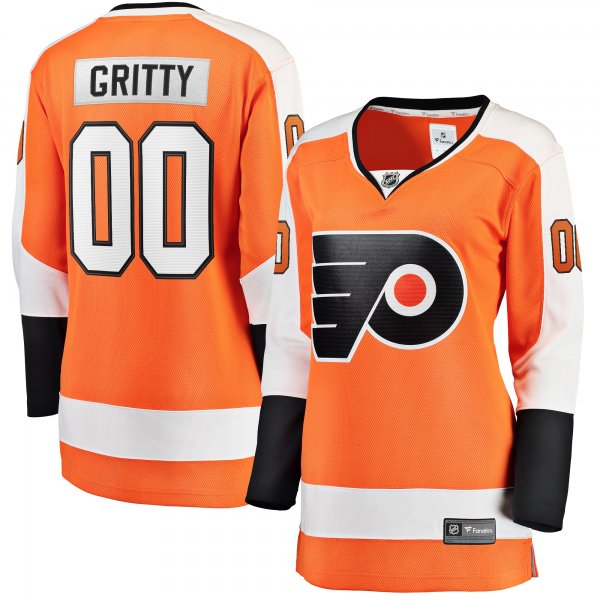 Women's Philadelphia Flyers Gritty Fanatics Orange Breakaway Player Jersey