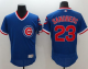 Chicago Cubs #23 Ryne Sandberg Blue Flexbase Collection Cooperstown Stitched MLB Jersey